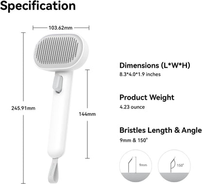 Professional Dog & Cat Brush — Long Hair