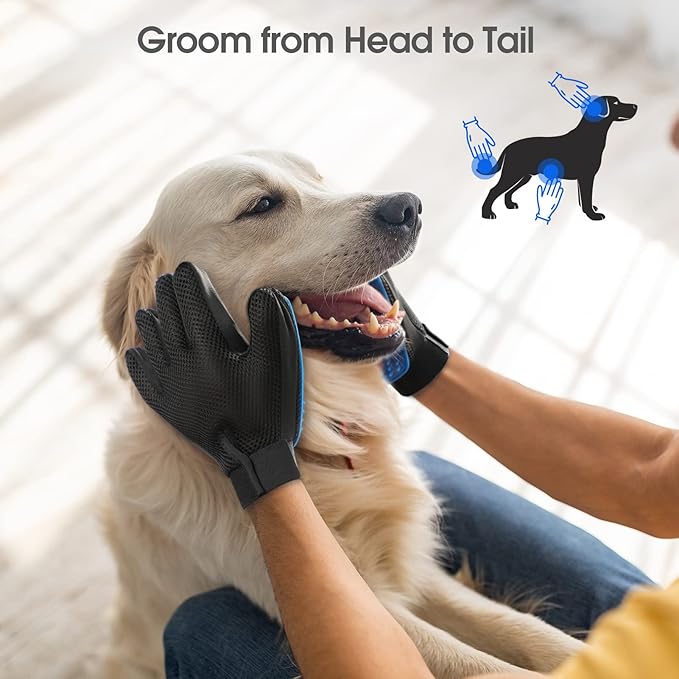 DELOMO Pet Grooming Glove