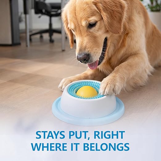 Interactive Slow Feeder Bowl for Dogs & Cats