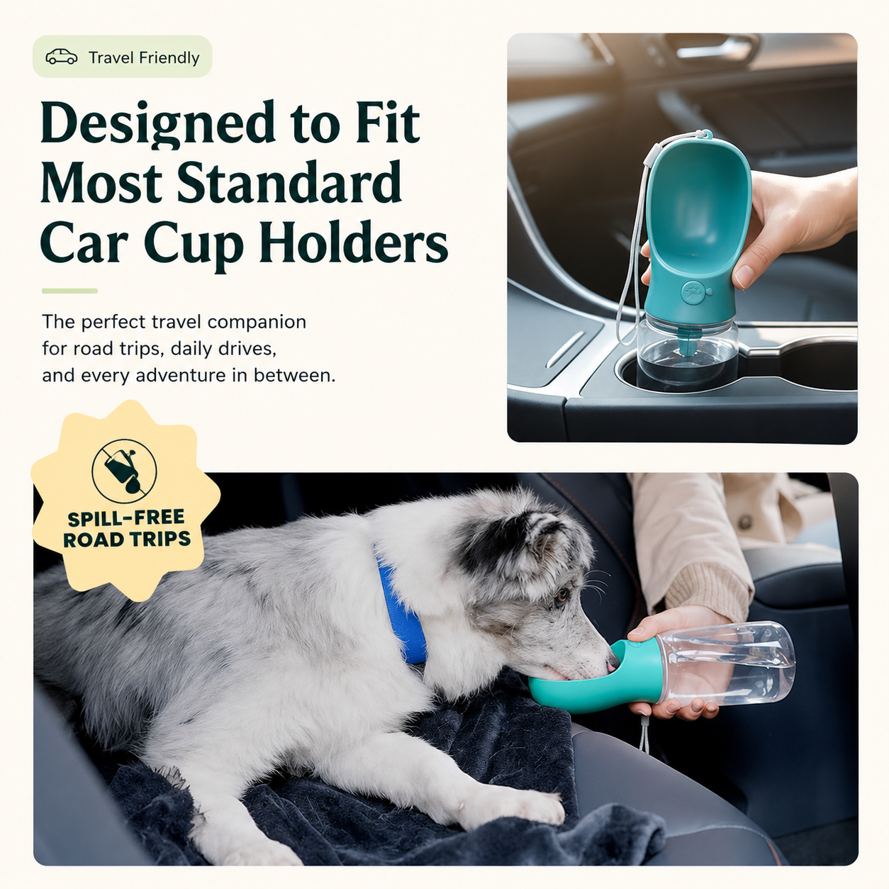 Portable Dog Water Bottle Lightweight & Leak Proof