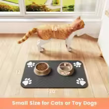 Absorbent Pet Feeding Mat — Waterproof Non-Slip | Dogs & Cats