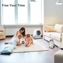 65L Self-Cleaning Smart Cat Litter Box — APP Control & Deodorising