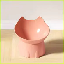 Raised Pet Bowl with Long Ears Design — Neck Protection | Dogs & Cats