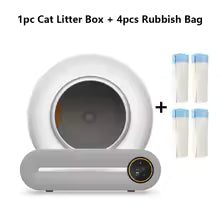 65L Self-Cleaning Smart Cat Litter Box — APP Control & Deodorising