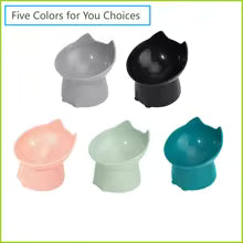 Raised Pet Bowl with Long Ears Design — Neck Protection | Dogs & Cats