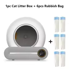65L Self-Cleaning Smart Cat Litter Box — APP Control & Deodorising