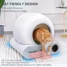 65L Self-Cleaning Smart Cat Litter Box — APP Control & Deodorising